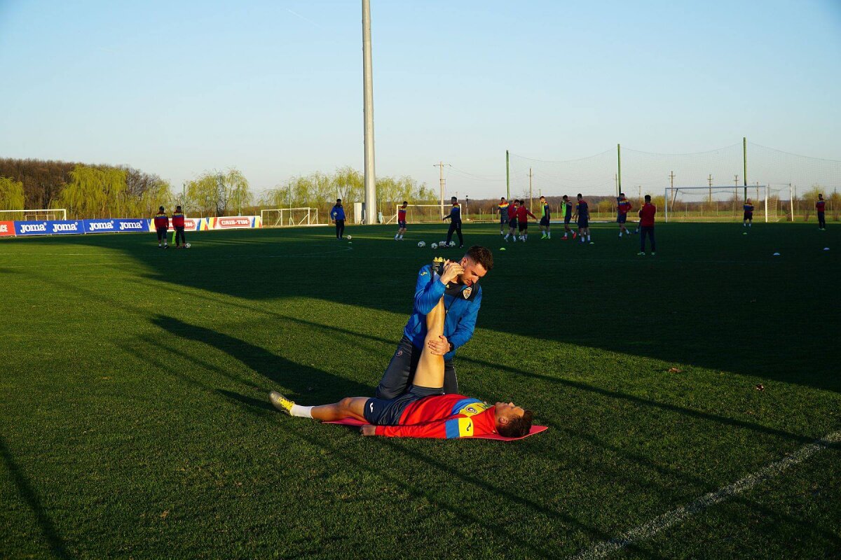 FOTO Naționala U21 a României a început pregătirea pentru EURO 2019