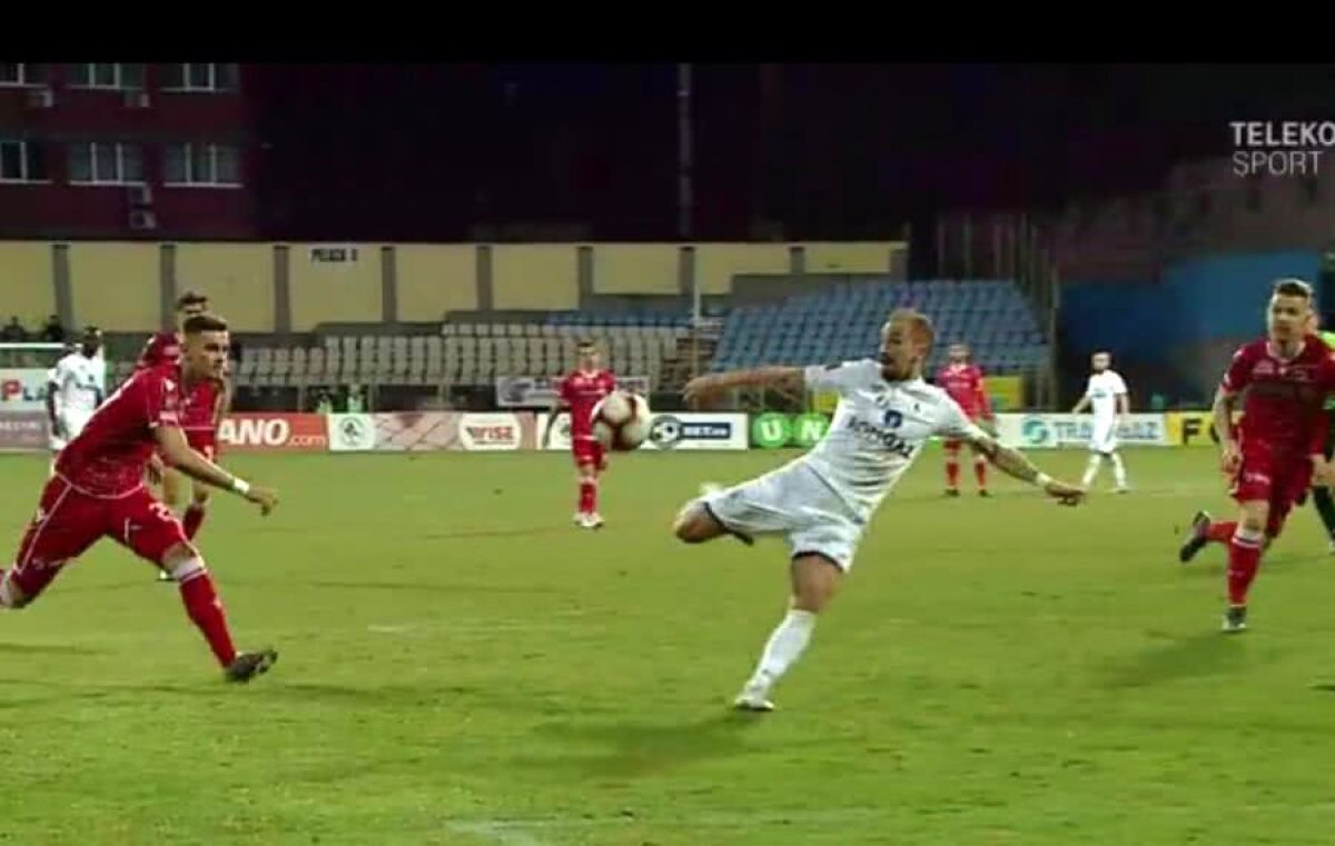 GAZ METAN - DINAMO 2-1 // FOTO + VIDEO Eroare monumentală a lui Ricardo Grigore » Gafa inexplicabilă a dinamovistului a cauzat golul doi al medieșenilor