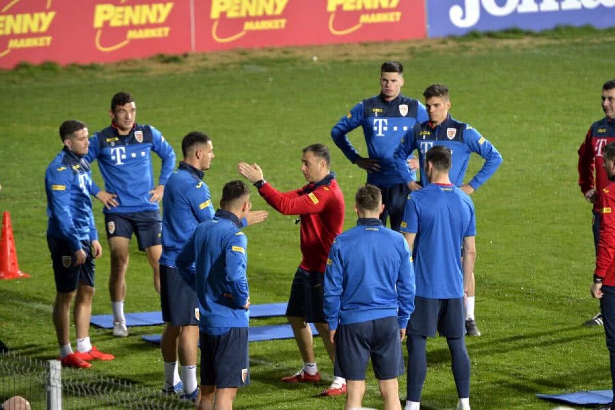 VIDEO+FOTO Naționala României a susținut primul antrenament înaintea „dublei” cu Suedia și Feroe » Ce au declarat Cosmin Contra și Dragoș Grigore