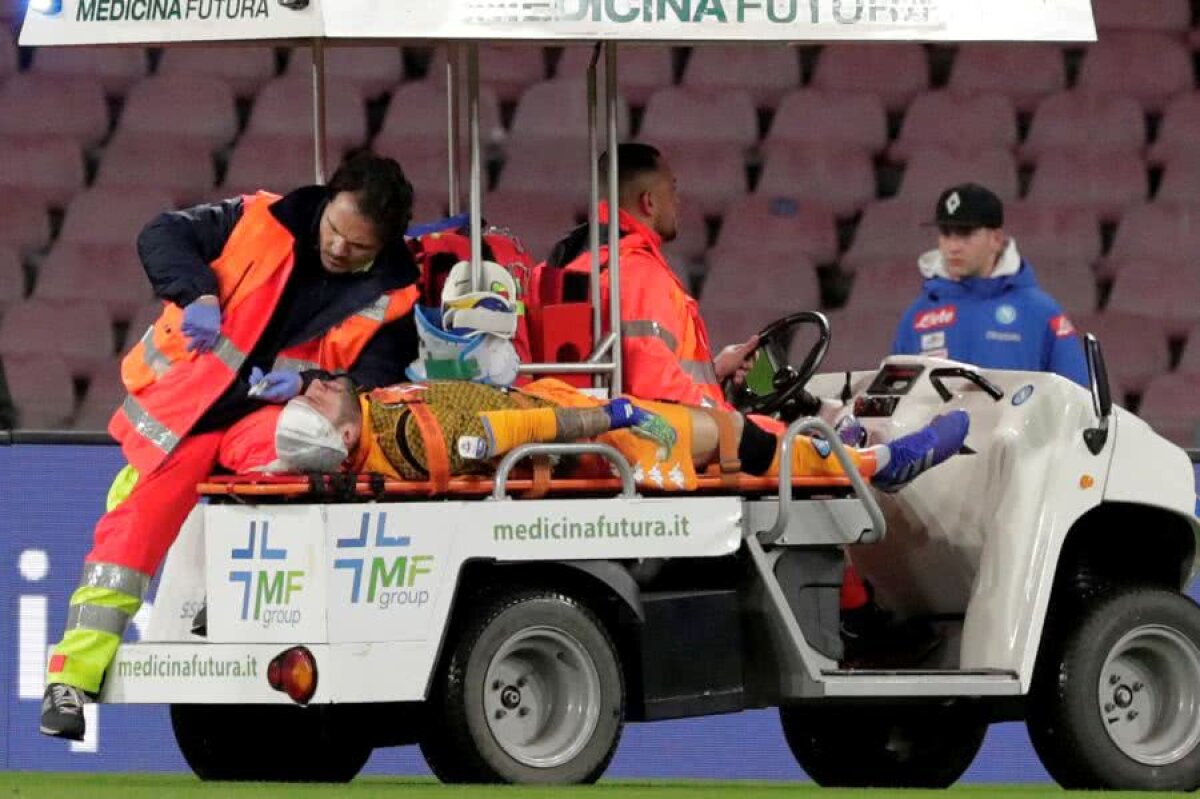 NAPOLI - UDINESE 4-2 // VIDEO Clipe dramatice pe San Paolo » David Ospina s-a prăbușit  pe gazon și a înmărmurit asistența!