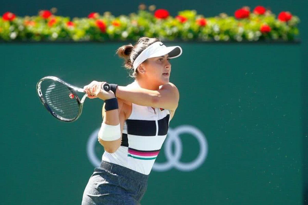 VIDEO+FOTO 18 ani și cât curaj! Bianca Andreescu a învins-o pe Angelique Kerber, 6-4, 3-6, 6-4, și s-a impus la Indian Wells » Simona Halep se menține astfel pe locul 3