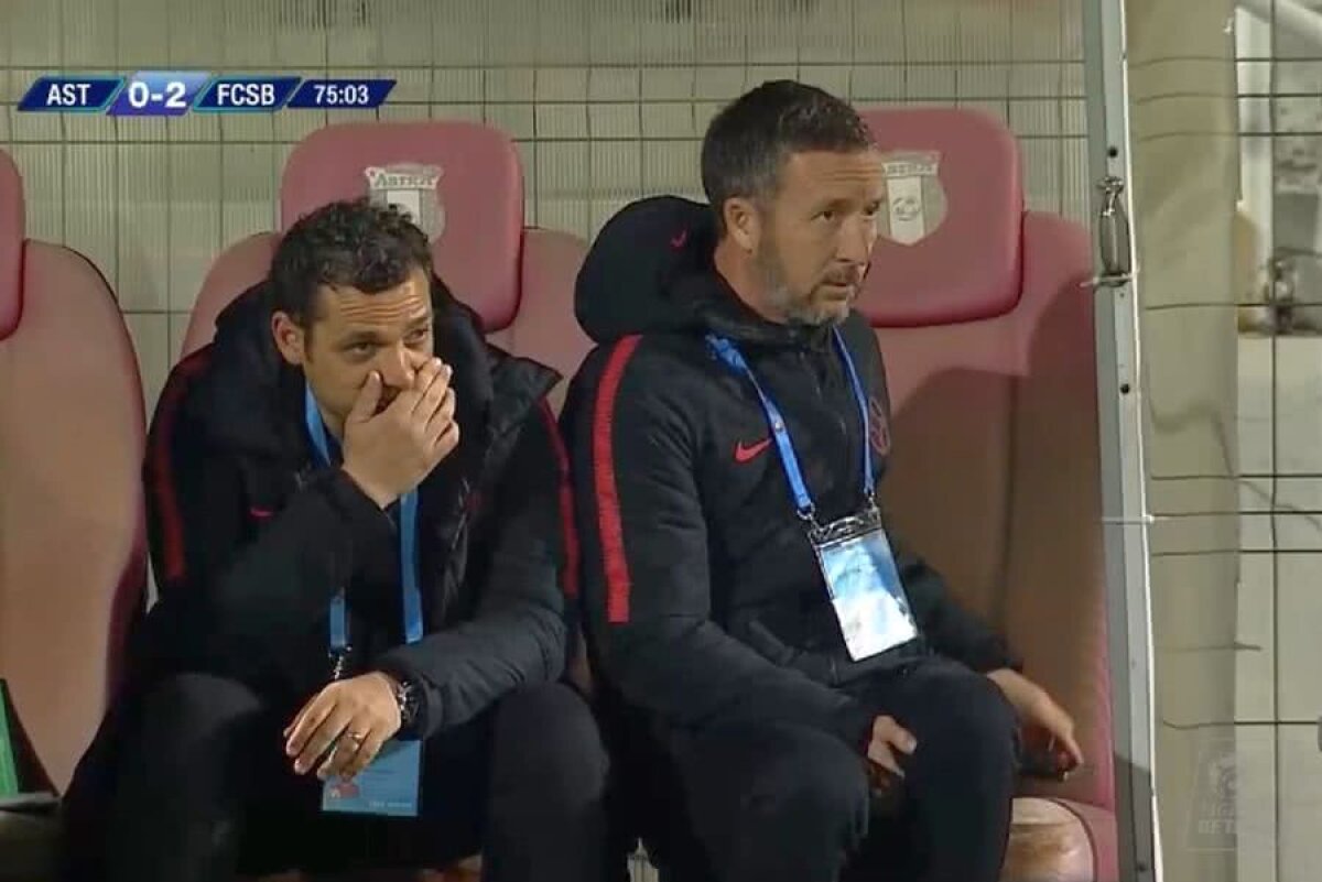 ASTRA - FCSB 0-2 // FOTO Ordin de la Gigi Becali? Ce făcea Mihai Stoica pe banca lui FCSB