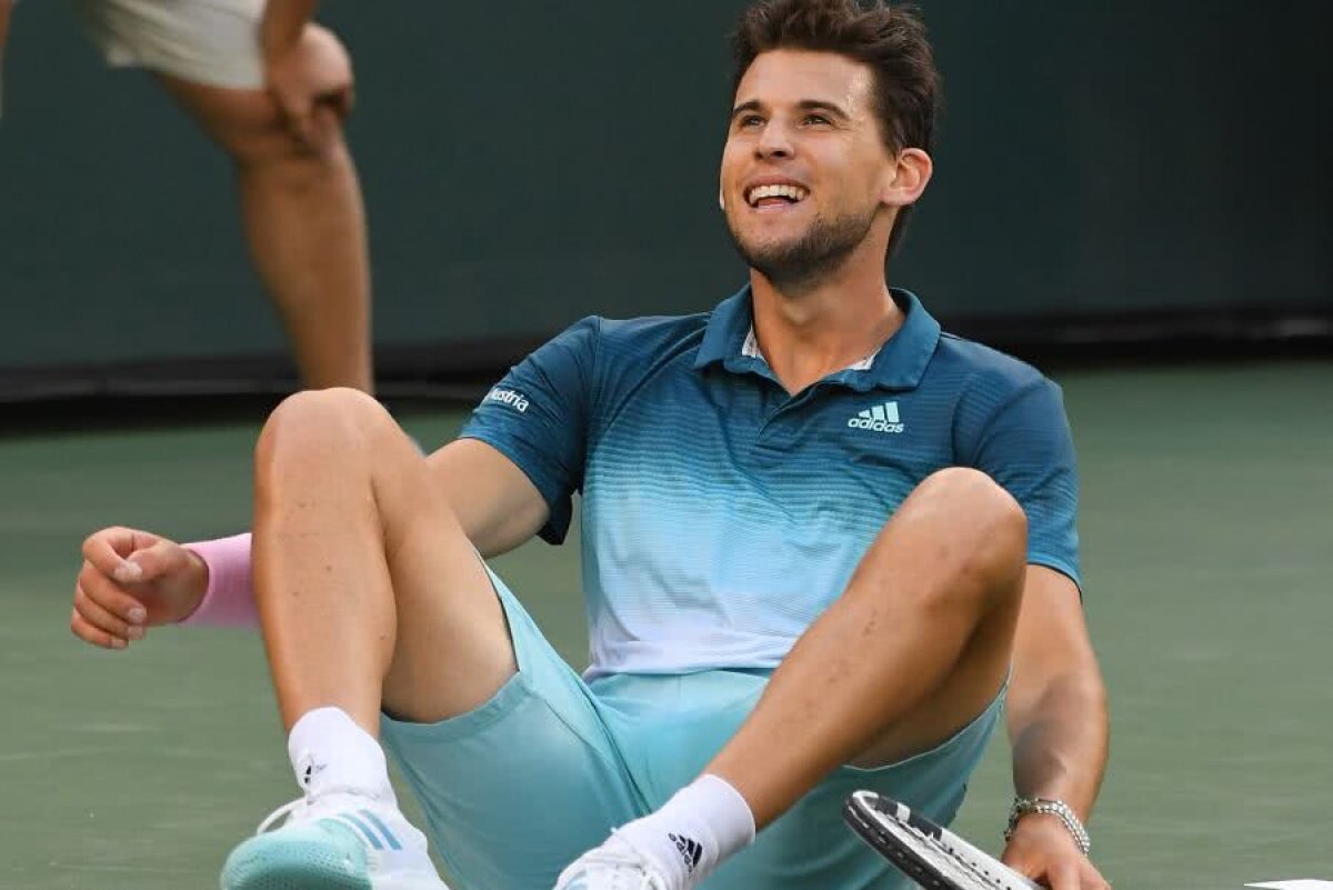 ROGER FEDERER - DOMINIC THIEM // VIDEO Surpriză mare în finala masculină de la Indian Wells » Dominic Thiem s-a impus în fața lui Roger Federer și a câștigat primul Masters din carieră