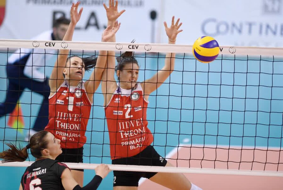 Volei Alba Blaj - Busto Arsizio 0-3 // VIDEO+FOTO Fără istoric! Ardelencele au pierdut categoric, la Sibiu, primul meci al finalei CEV Cup