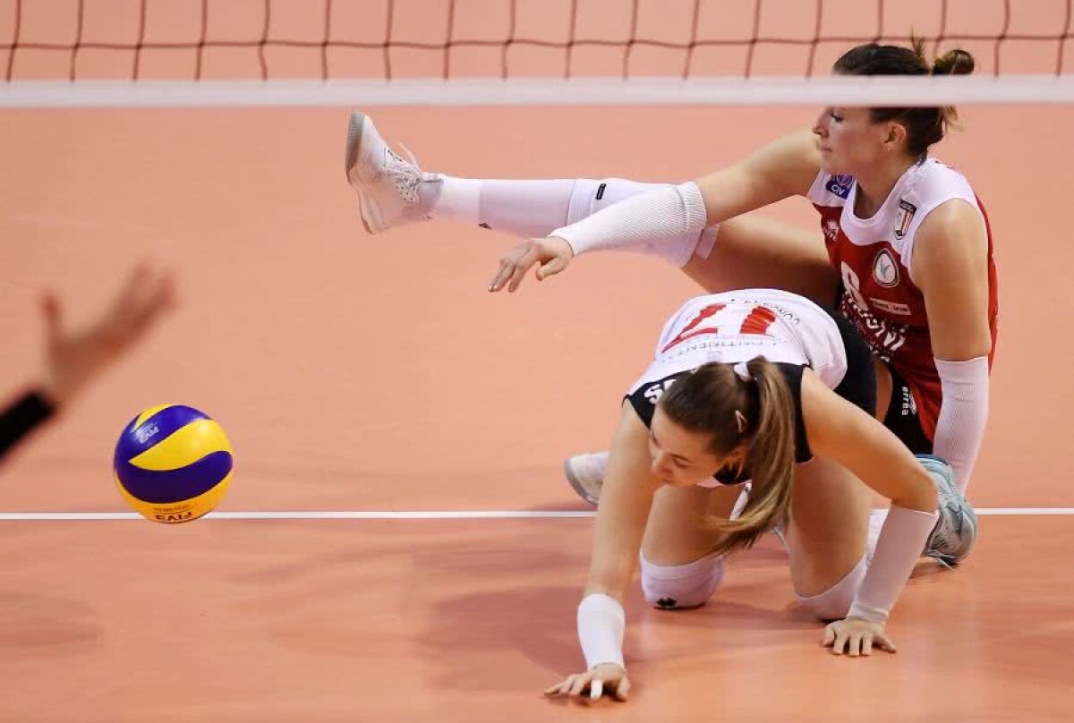 Volei Alba Blaj - Busto Arsizio 0-3 // VIDEO+FOTO Fără istoric! Ardelencele au pierdut categoric, la Sibiu, primul meci al finalei CEV Cup