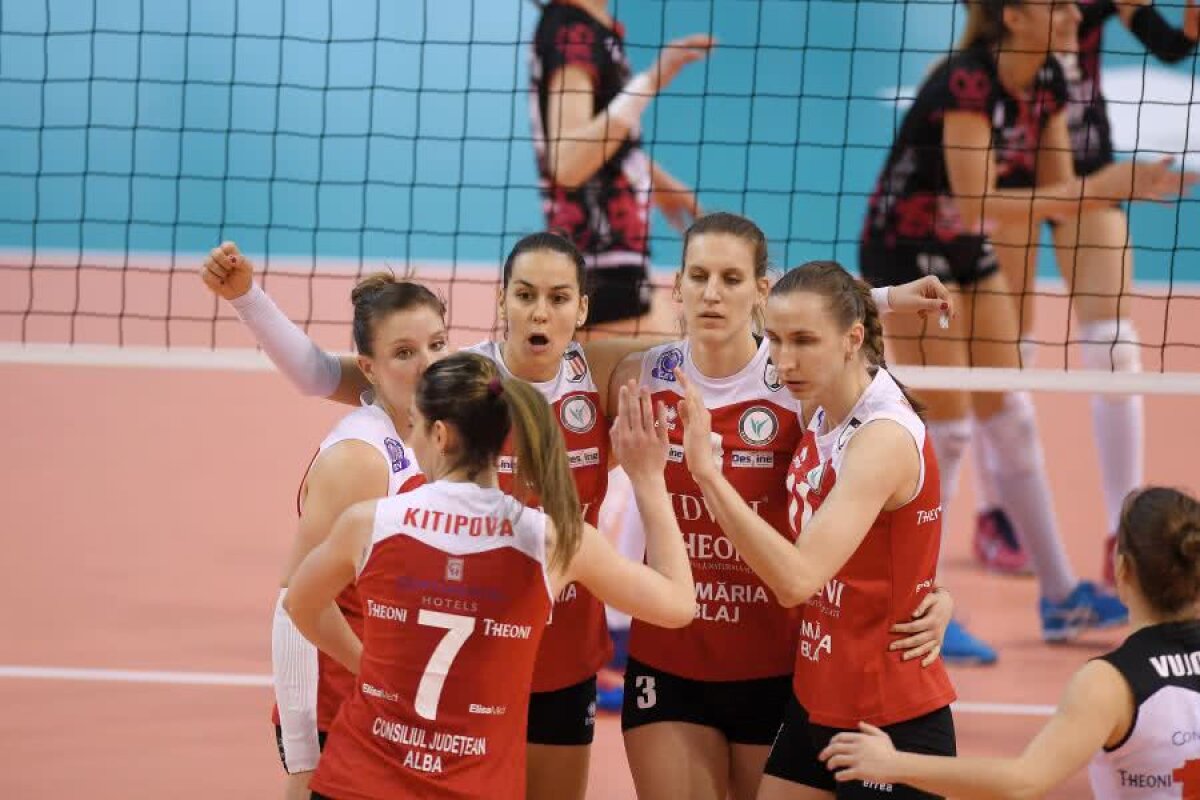 Volei Alba Blaj - Busto Arsizio 0-3 // VIDEO+FOTO Fără istoric! Ardelencele au pierdut categoric, la Sibiu, primul meci al finalei CEV Cup