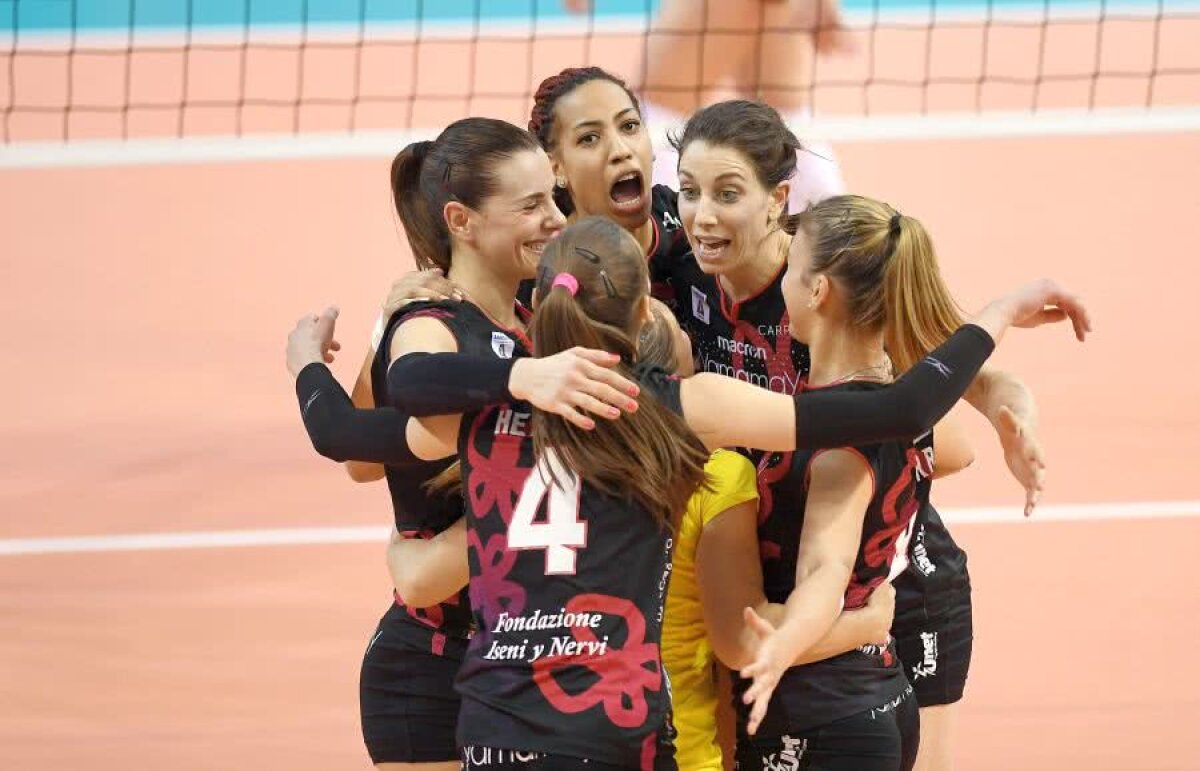 Volei Alba Blaj - Busto Arsizio 0-3 // Nneka Onyejekwe, vedeta ardelencelor, încă mai speră la trofeu: „Totul e posibil, am revenit și cu Galarasaray”