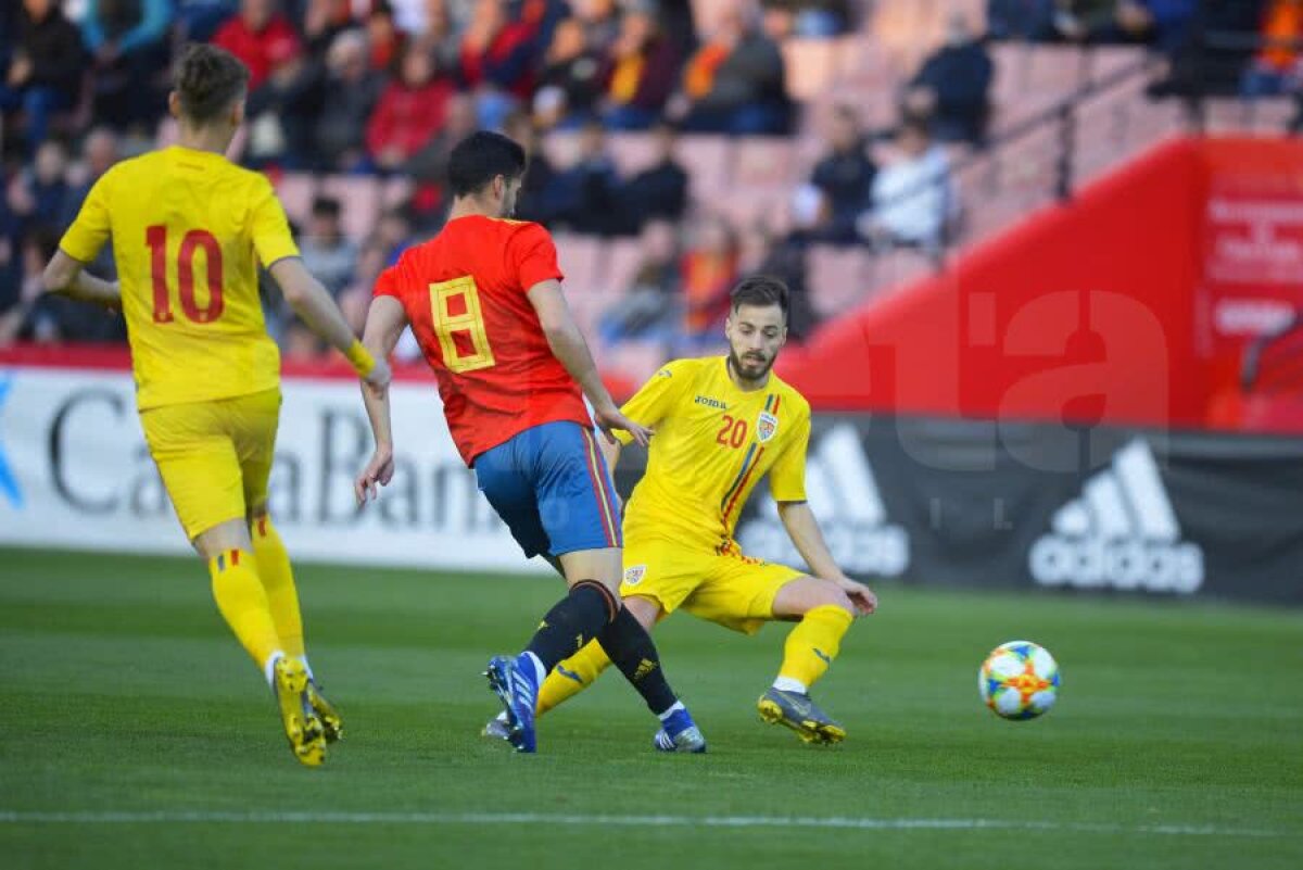 SPANIA U21 - ROMÂNIA U21 1-0 // VIDEO + FOTO » Să vină Ianis înapoi! Fără titularii plecați la echipa mare, „tricolorii mici” au fost dominați de „Furia Roja”