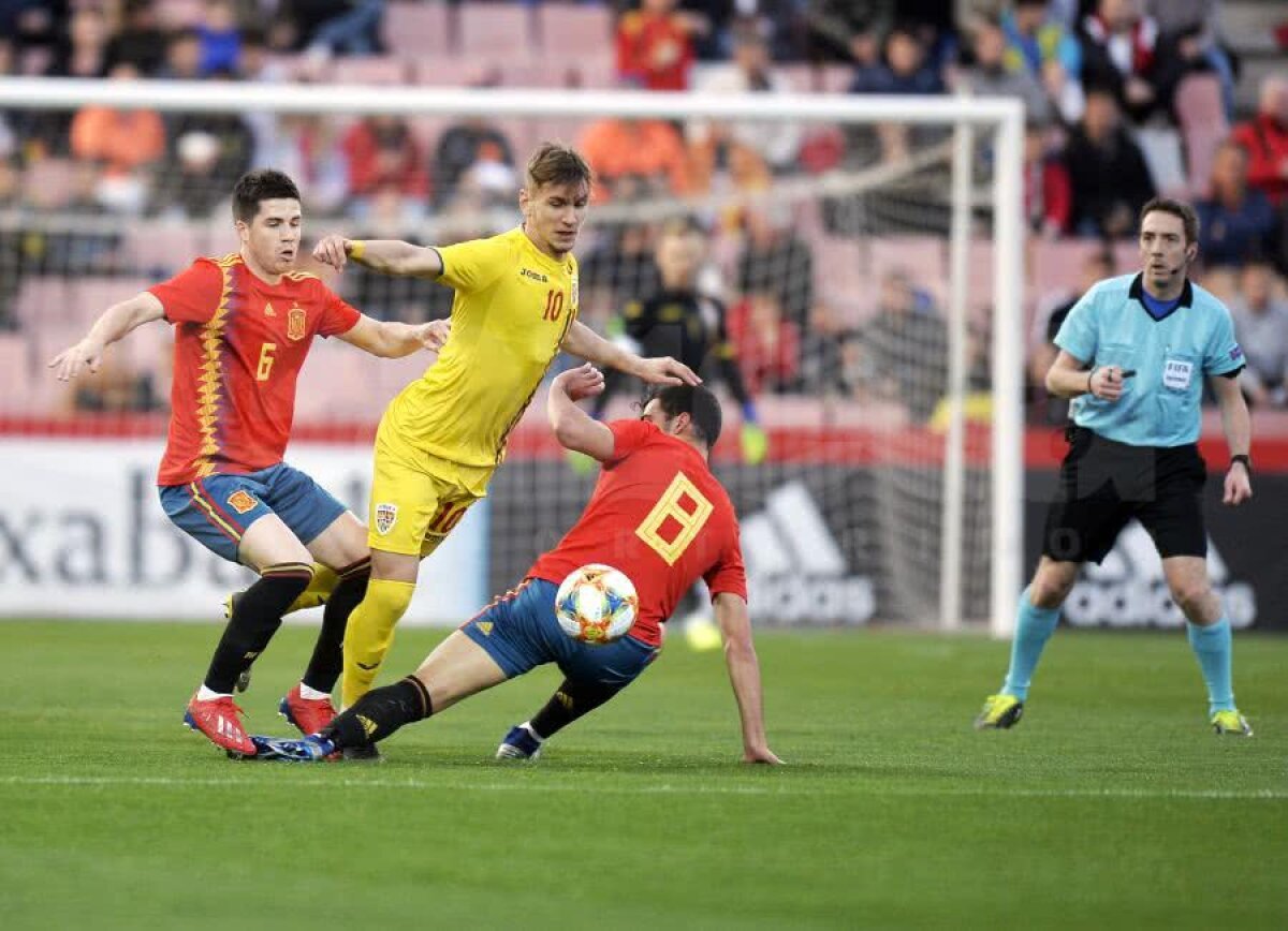 SPANIA U21 - ROMÂNIA U21 1-0 // VIDEO + FOTO » Să vină Ianis înapoi! Fără titularii plecați la echipa mare, „tricolorii mici” au fost dominați de „Furia Roja”