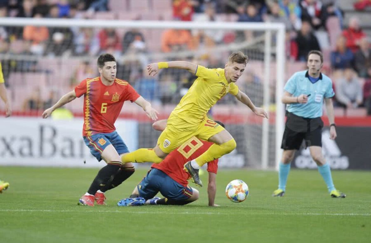 SPANIA U21 - ROMÂNIA U21 1-0 // VIDEO + FOTO » Să vină Ianis înapoi! Fără titularii plecați la echipa mare, „tricolorii mici” au fost dominați de „Furia Roja”