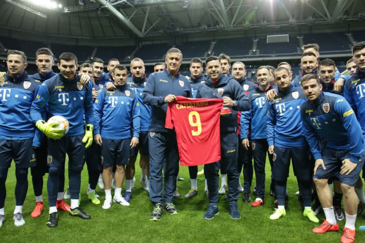 SUEDIA - ROMÂNIA // FOTO „Tricolorii” au efectuat antrenamentul oficial » Prezență surpriză la ultima repetiție