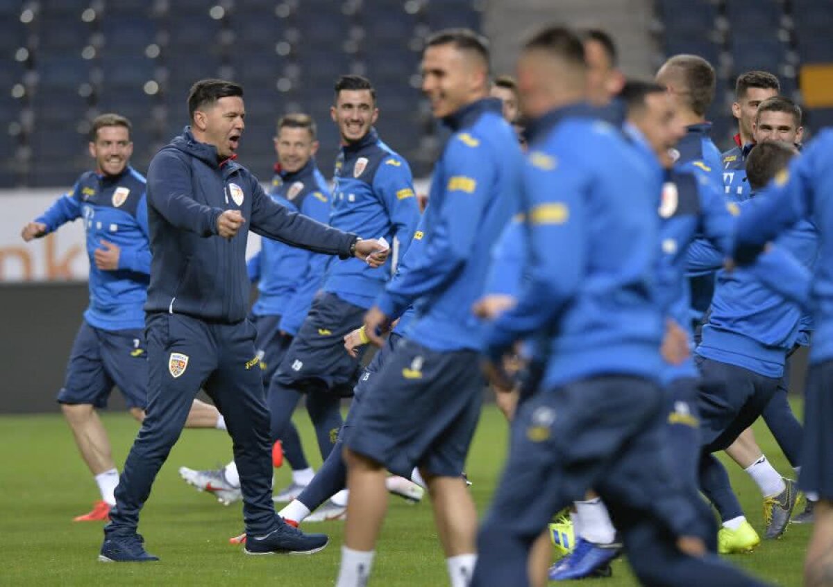 SUEDIA - ROMÂNIA // FOTO „Tricolorii” au efectuat antrenamentul oficial » Prezență surpriză la ultima repetiție