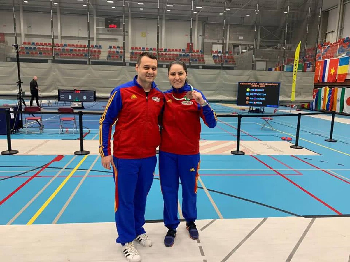 Medalii pentru România la scrimă! Tiberiu Dolniceanu şi Bianca Pascu pe podium la Cupa Mondială