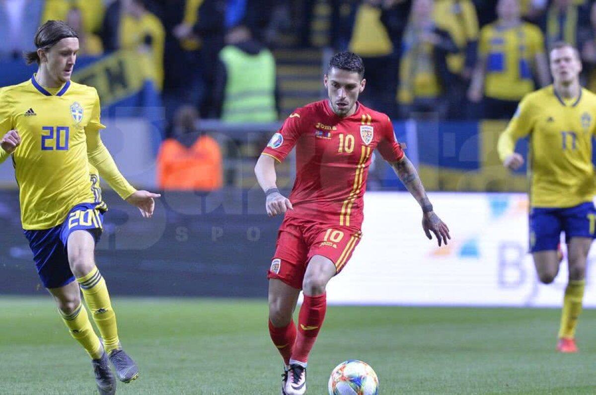 SUEDIA - ROMÂNIA 2-1 » Debut de coșmar: România pierde cu Suedia, în primul meci din preliminariile EURO 2020