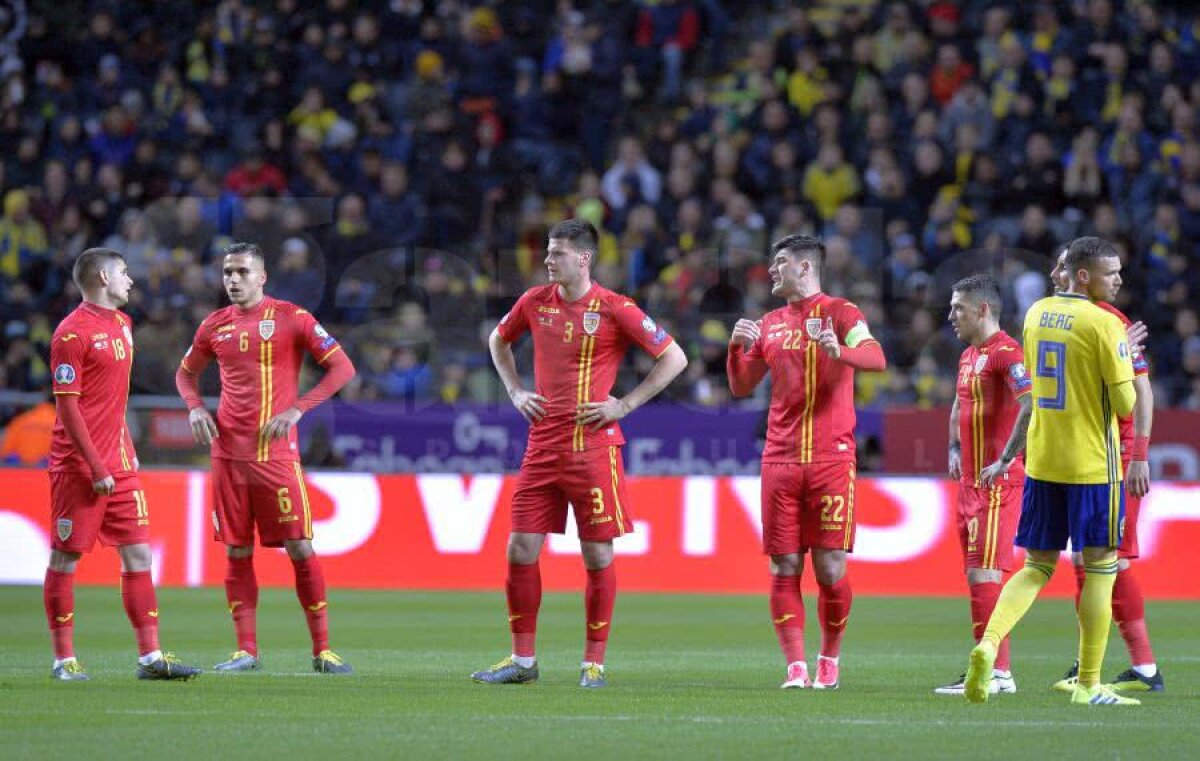 SUEDIA - ROMÂNIA 2-1 » Debut de coșmar: România pierde cu Suedia, în primul meci din preliminariile EURO 2020