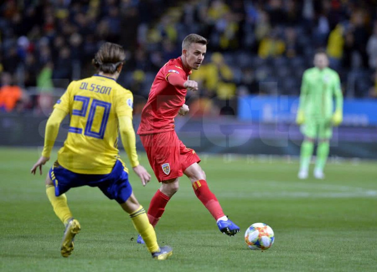 SUEDIA - ROMÂNIA 2-1 » Debut de coșmar: România pierde cu Suedia, în primul meci din preliminariile EURO 2020