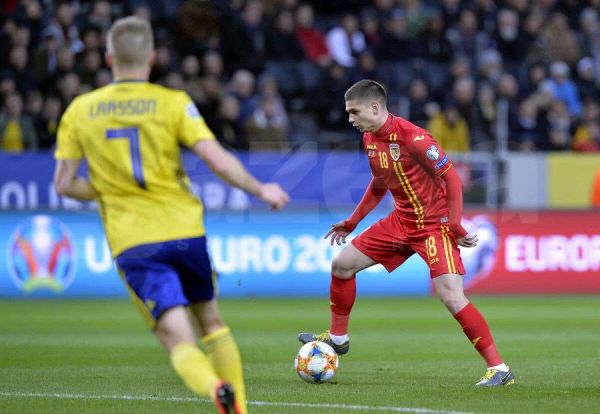 SUEDIA - ROMÂNIA 2-1 » Debut de coșmar: România pierde cu Suedia, în primul meci din preliminariile EURO 2020