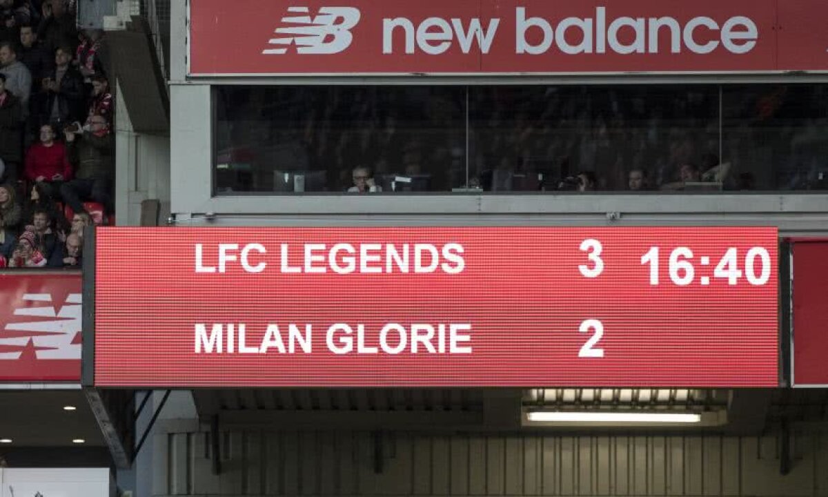 VIDEO Goluri de poveste pe Anfield » Legendele lui Liverpool și AC Milan s-au întâlnit în reeditarea finalei de la Istanbul