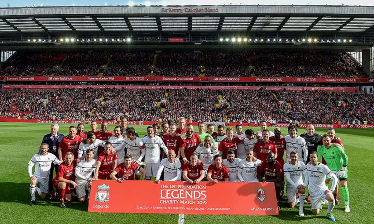 VIDEO Goluri de poveste pe Anfield » Legendele lui Liverpool și AC Milan s-au întâlnit în reeditarea finalei de la Istanbul