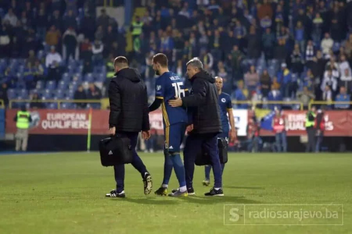 FCSB - CS U CRAIOVA // Alarmă la Craiova! Koljic out pentru derby-ul cu FCSB » S-a accidentat în victoria Bosniei cu Armenia din preliminariile EURO 2020