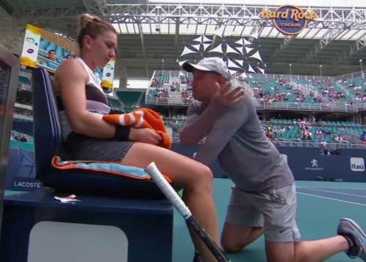 SIMONA HALEP - POLONA HERCOG 5-7, 7-6 (1), 6-2 // FOTO Ce indicații a primit Simona în setul 1 de la noul antrenor Daniel Dobre: „Luptă-te, joci ok!”