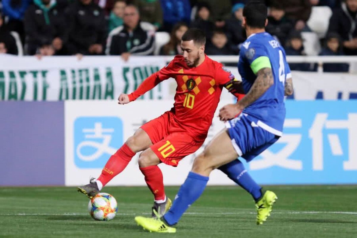 CIPRU - BELGIA 0-2 // Eden Hazard, 10 ani și 100 de selecții la națională: „Pentru mine nu există limite” 