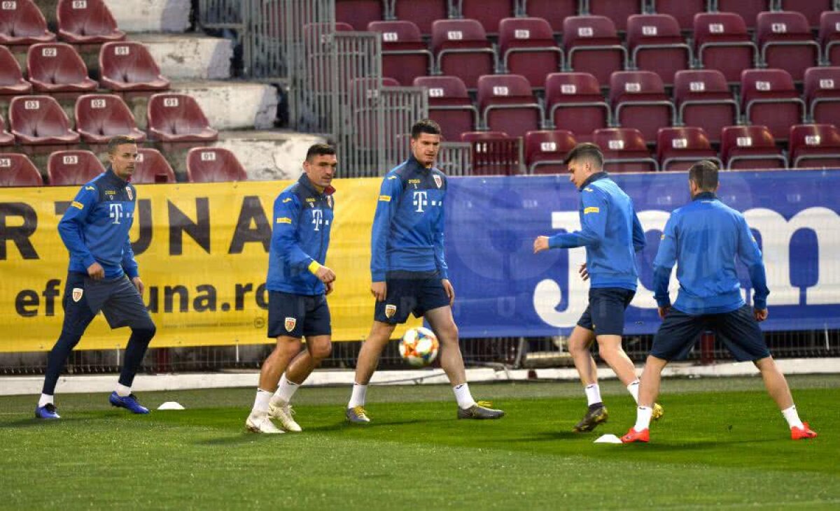 ROMÂNIA - FEROE // Faza zilei la conferința naționalei » Ciprian Deac, confirmat titular în direct de Cosmin Contra