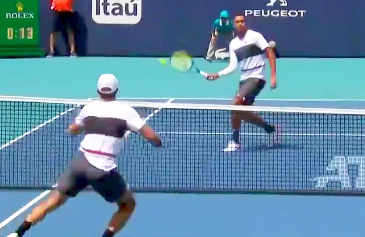 ATP MIAMI // VIDEO ULUITOR Nick Kyrgios a reușit un punct de pe altă planetă la Miami! Tweener-ul cu care l-a RIDICULIZAT pe Borna Coric