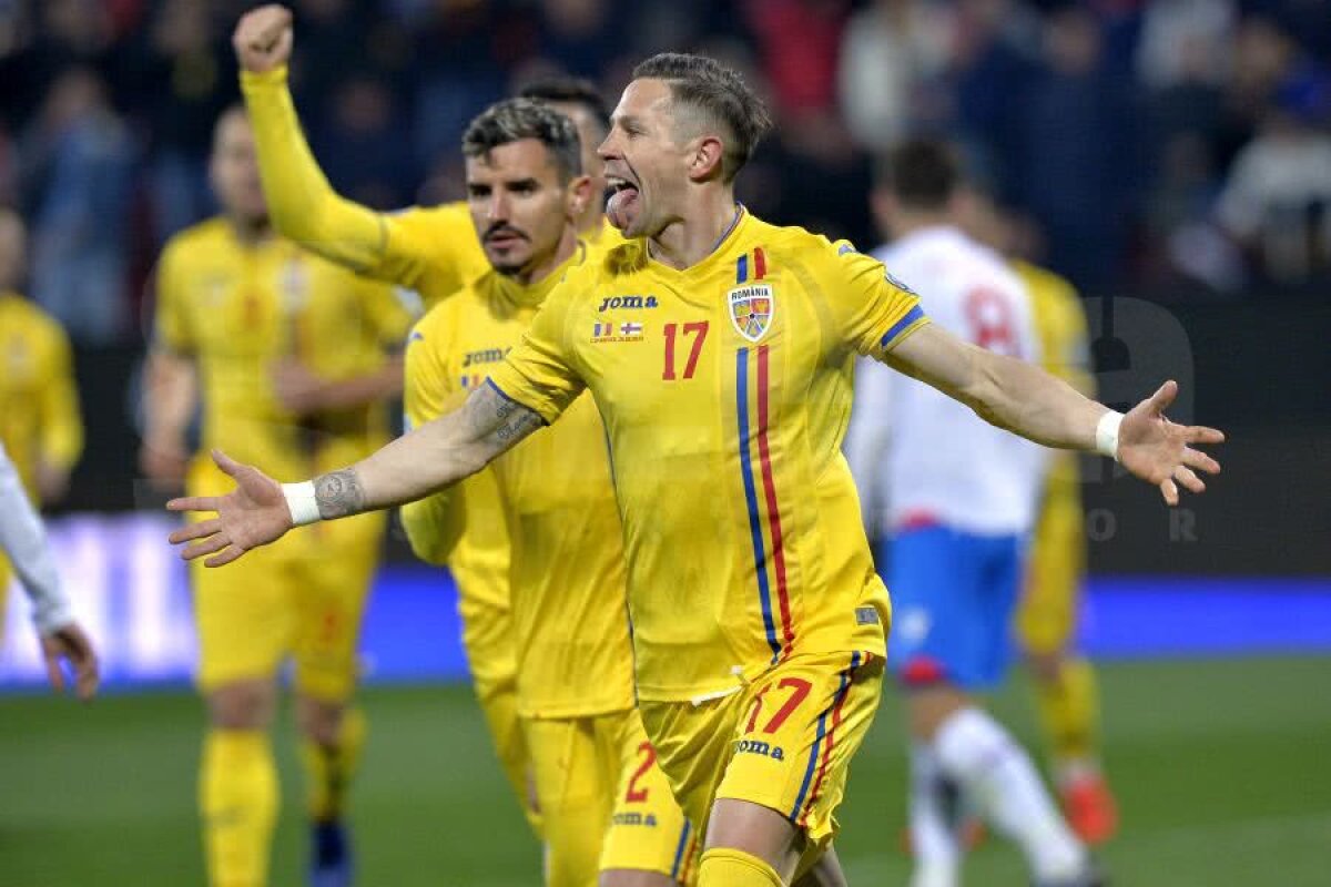 ROMÂNIA - INSULELE FEROE 4-1 // GALERIE FOTO Nărăvași cu nimeni! România obține primul succes din preliminarii după o victorie facilă cu Insulele Feroe