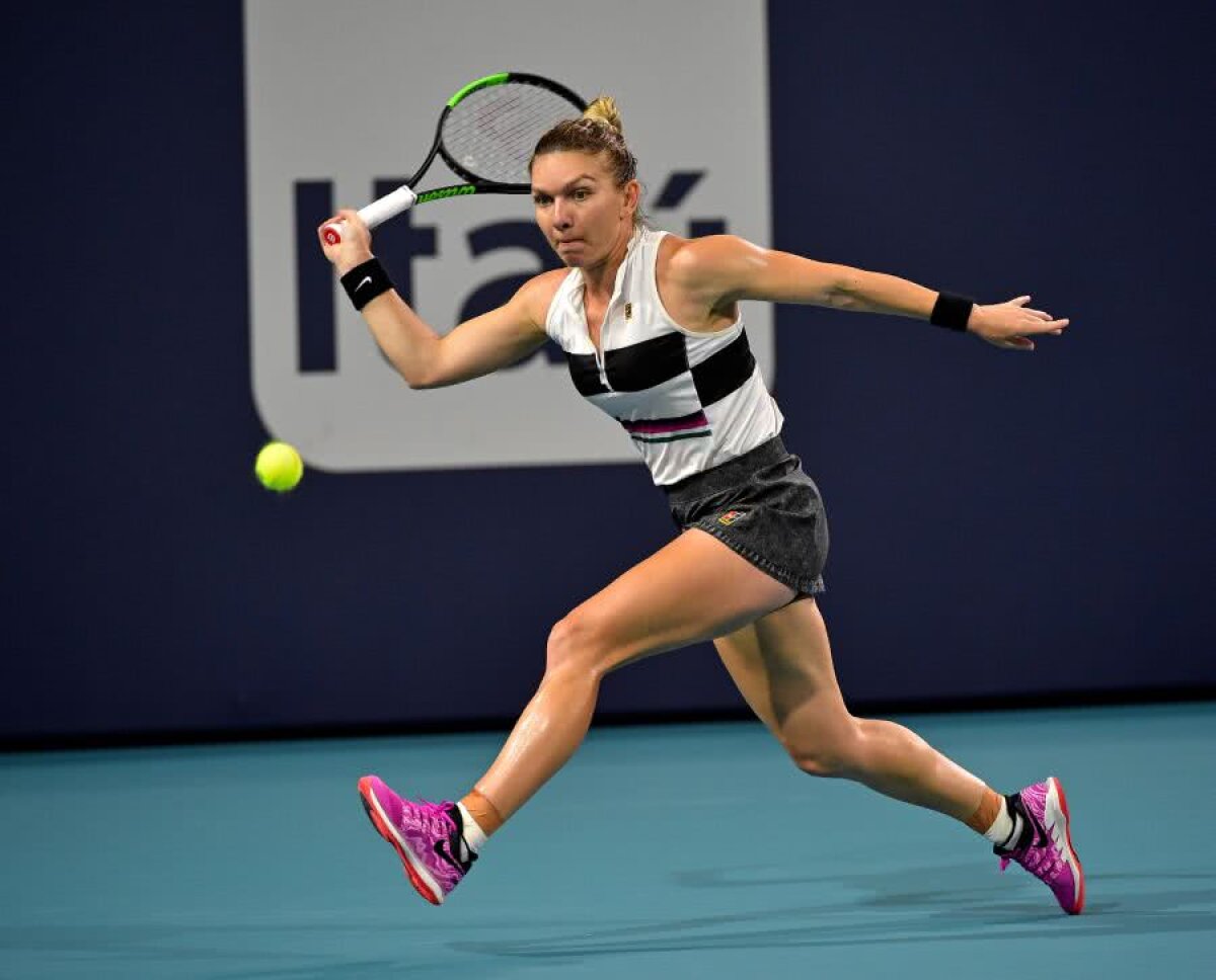 SIMONA HALEP - KAROLINA PLISKOVA // Inexplicabil! Halep a clacat complet după pauza cauzată de ploaia din Miami: a pierdut 9 game-uri la rând