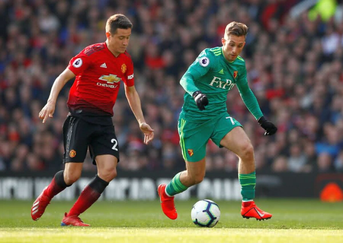 MANCHESTER UNITED - WATFORD 2-1 // United câștigă pe „Old Trafford” și urcă pe locul 4, la egalitate cu Tottenham