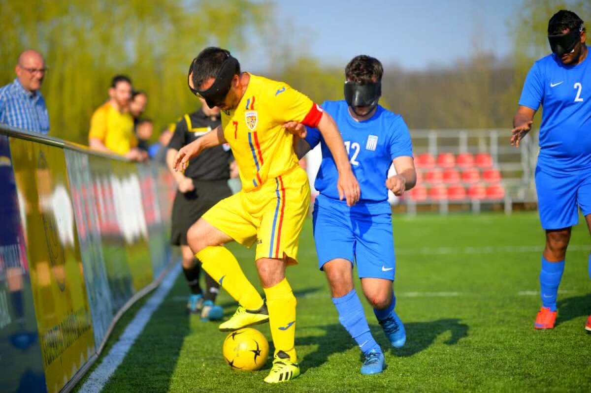 ROMÂNIA - GRECIA 1-1 // FOTO + VIDEO Performanță impresionantă! Naționala de nevăzători s-a calificat Campionatul European + Răzvan Burleanu a fost la meci
