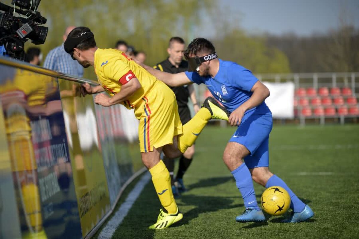 ROMÂNIA - GRECIA 1-1 // FOTO + VIDEO Performanță impresionantă! Naționala de nevăzători s-a calificat Campionatul European + Răzvan Burleanu a fost la meci