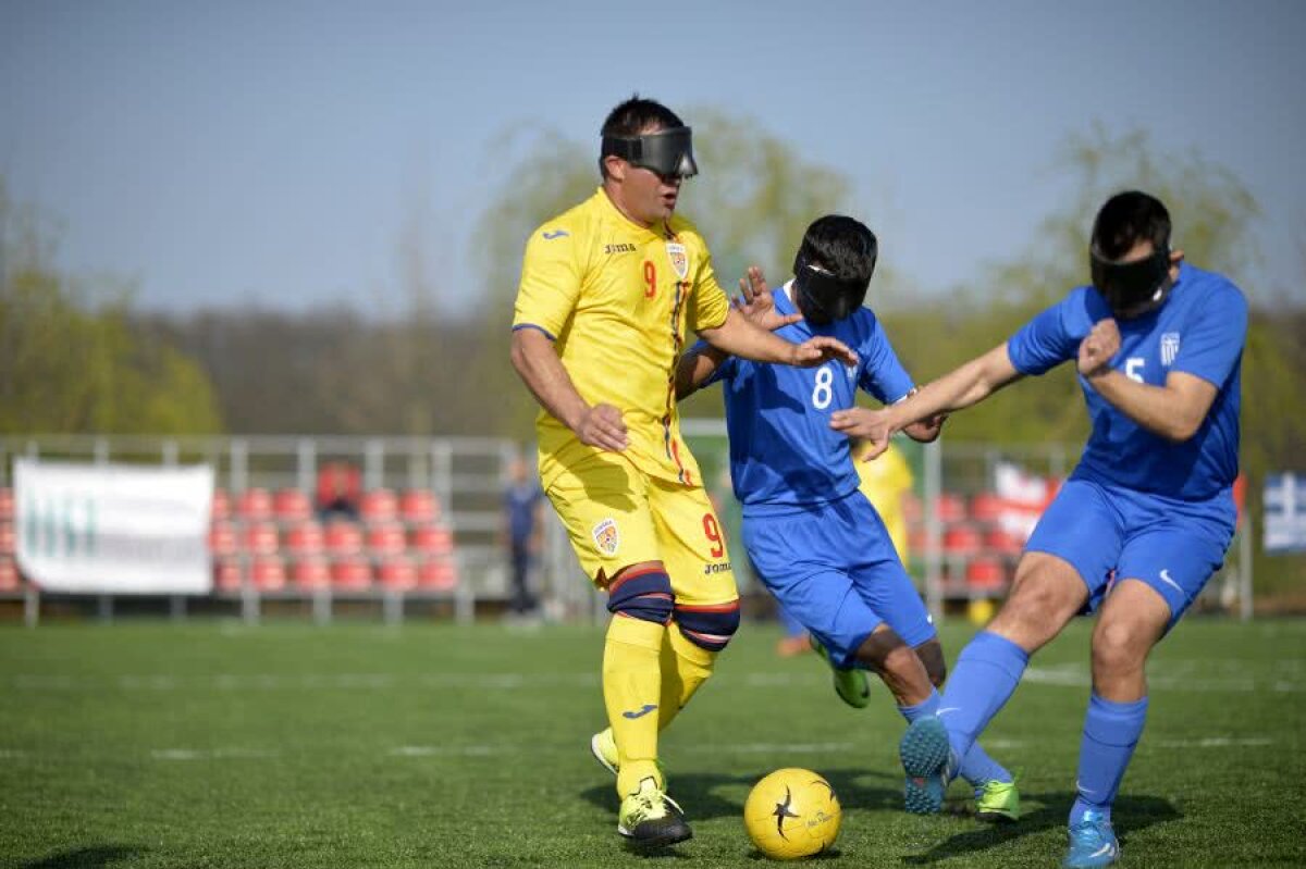 ROMÂNIA - GRECIA 1-1 // FOTO + VIDEO Performanță impresionantă! Naționala de nevăzători s-a calificat Campionatul European + Răzvan Burleanu a fost la meci