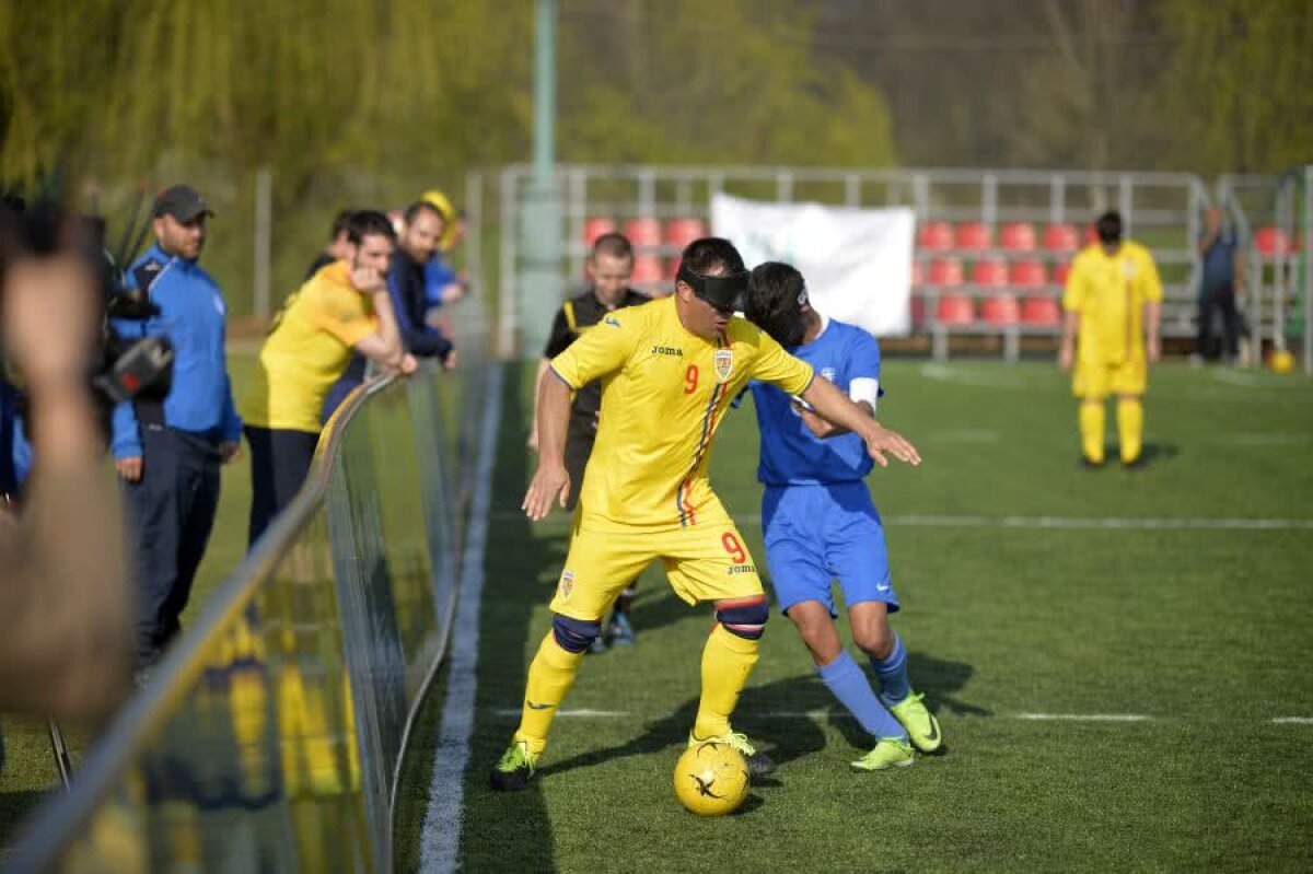 ROMÂNIA - GRECIA 1-1 // FOTO + VIDEO Performanță impresionantă! Naționala de nevăzători s-a calificat Campionatul European + Răzvan Burleanu a fost la meci