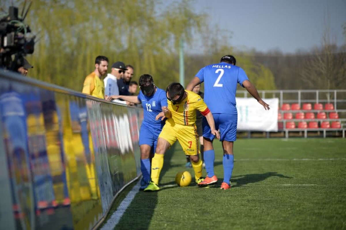 ROMÂNIA - GRECIA 1-1 // FOTO + VIDEO Performanță impresionantă! Naționala de nevăzători s-a calificat Campionatul European + Răzvan Burleanu a fost la meci