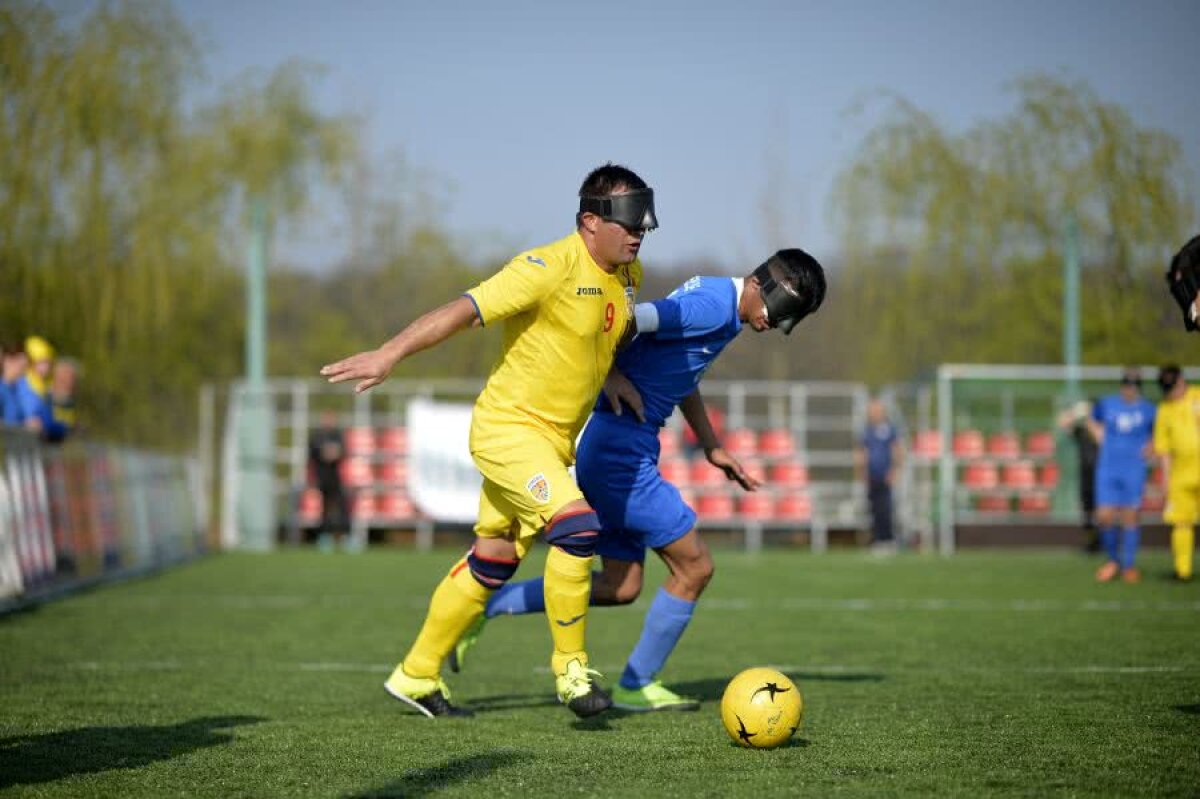 ROMÂNIA - GRECIA 1-1 // FOTO + VIDEO Performanță impresionantă! Naționala de nevăzători s-a calificat Campionatul European + Răzvan Burleanu a fost la meci