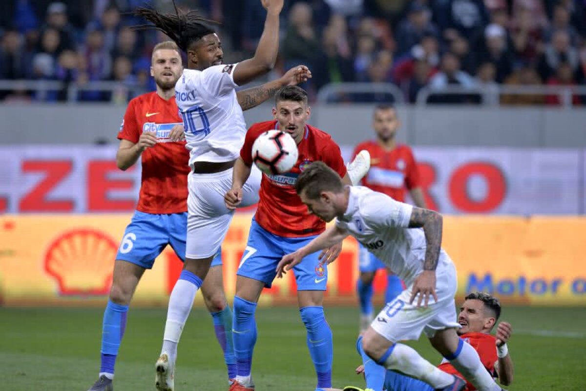 FCSB - CSU CRAIOVA 3-2 // FOTO + VIDEO Dramatism incredibil în derby-ul etapei din play-off: FCSB o învinge pe Craiova, 3-2, într-un meci marcat de erorile uriașe ale lui Hațegan