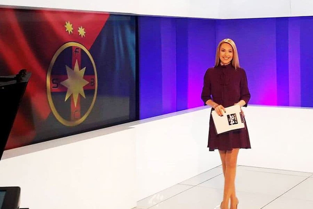 GSP LIVE // VIDEO Camelia Bălțoi, una dintre cele mai sexy prezentatoare din România, e îndrăgostită de FCSB: „Am plâns la acel meci, erau numai batiste”