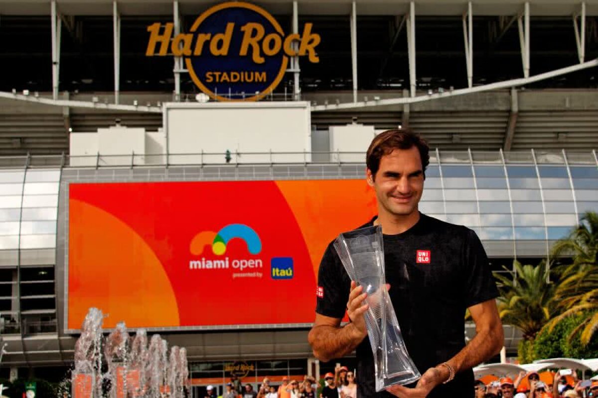 ATP MIAMI // FOTO + VIDEO Roger Federer țintește recordul SUPREM din ATP: cât mai are până îl depășește pe legendarul Jimmy Connors