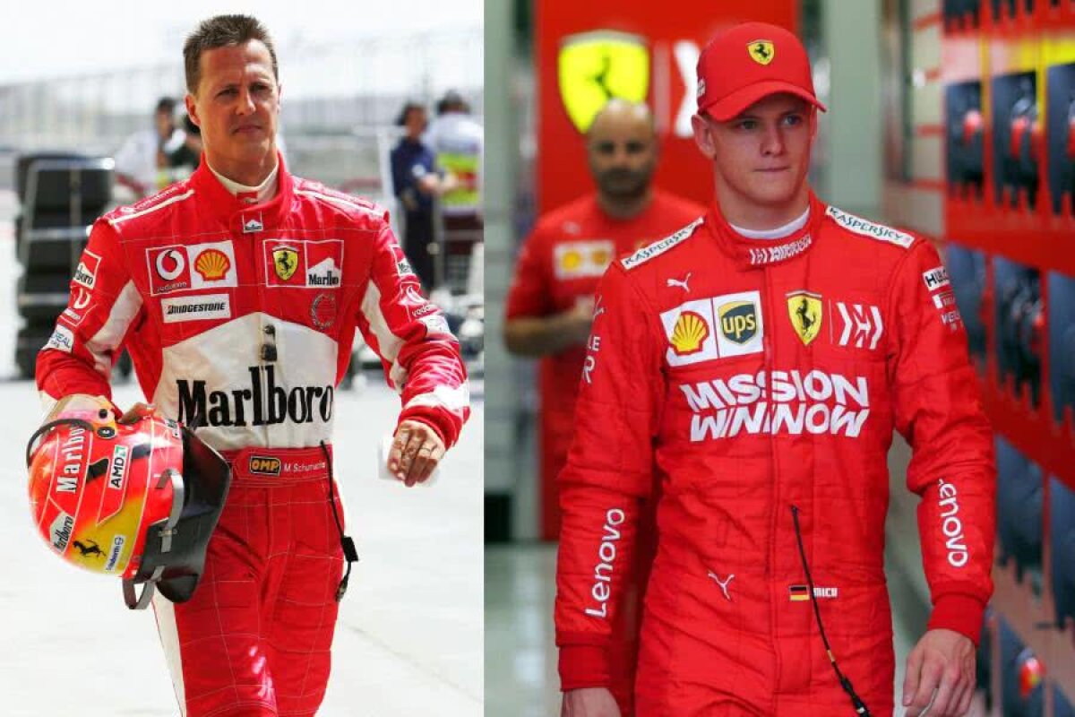 VIDEO + FOTO Imaginile zilei: Schumacher, din nou la Ferrari! Mick, fiul lui Michael, mai rapid decât Ricciardo la Bahrain
