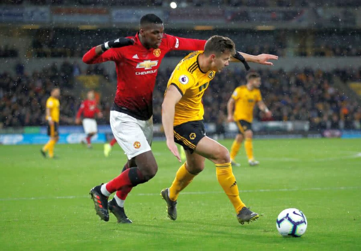 WOLVES - MANCHESTER UNITED 2-1 » Wolverhampton o bate pe United de două ori în două săptămâni cu același scor