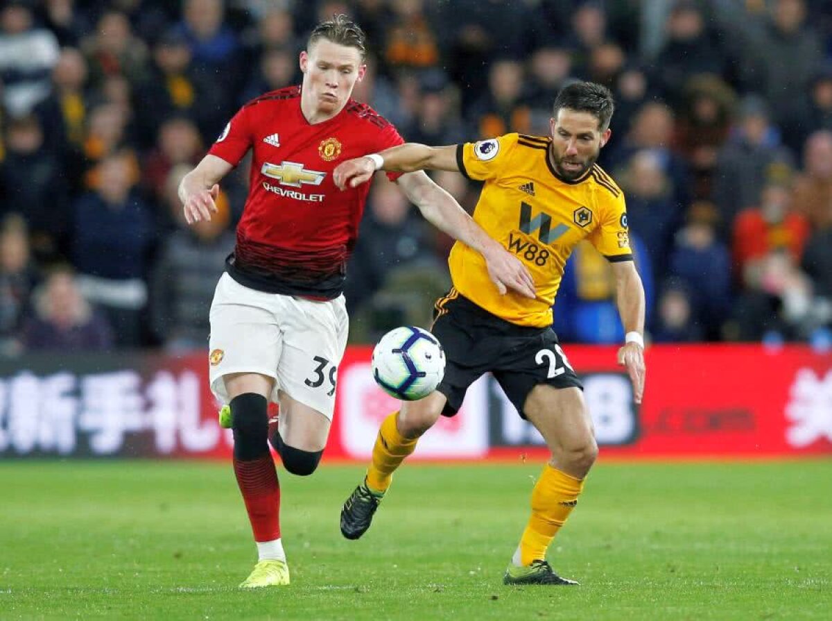 WOLVES - MANCHESTER UNITED 2-1 » Wolverhampton o bate pe United de două ori în două săptămâni cu același scor