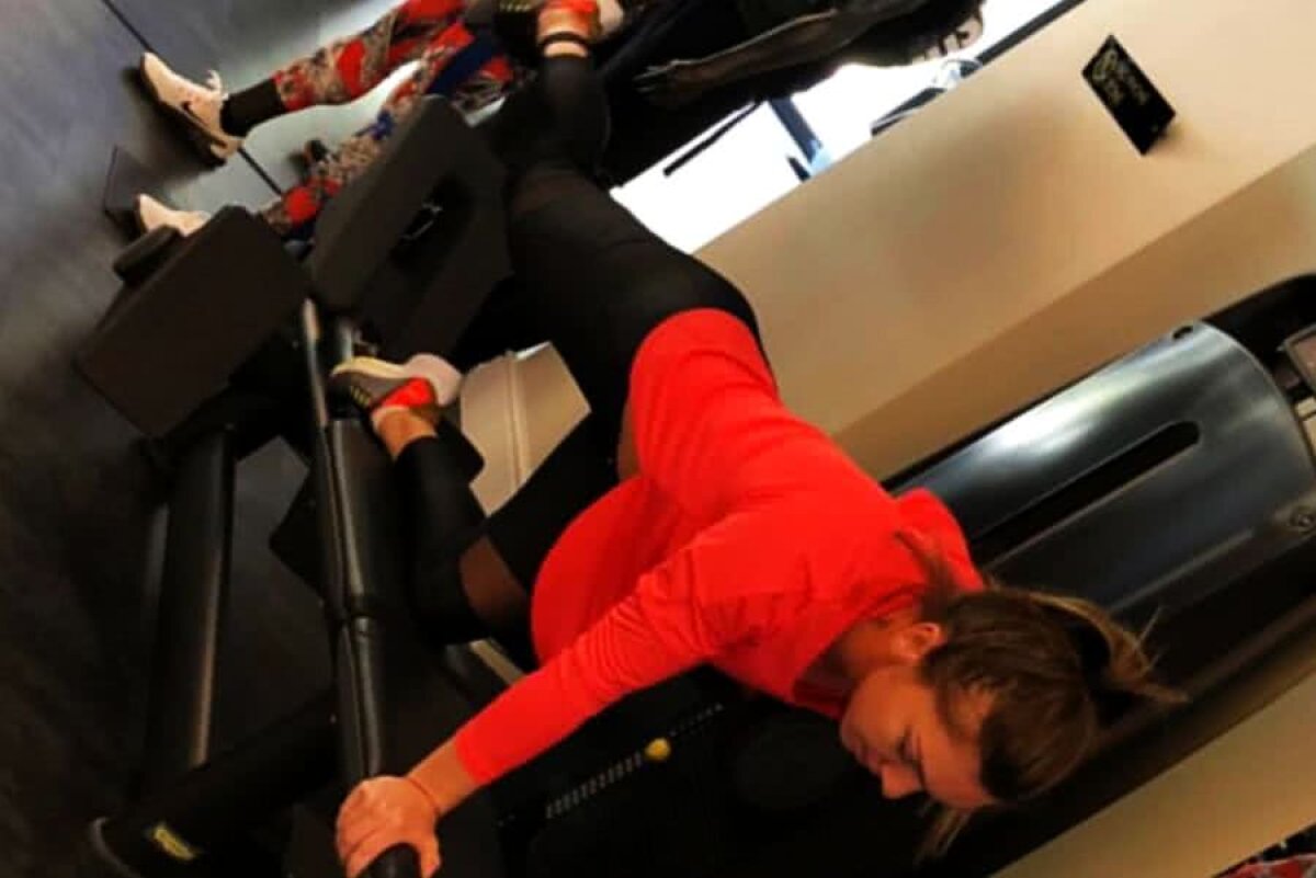 VIDEO Simona Halep is on fire! Sportiva noastră se antrenează intens în sala de forță pentru meciul cu Franța din Fed Cup