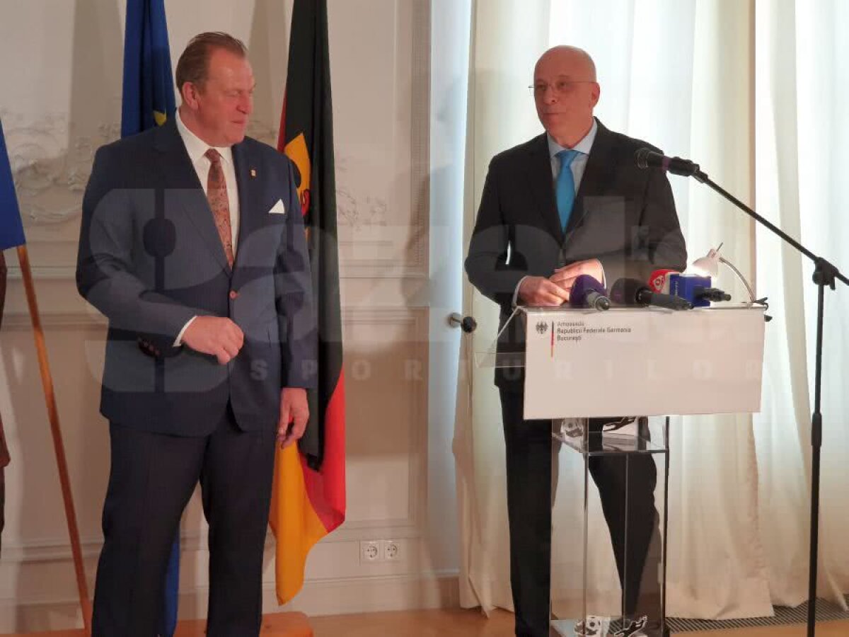 VIDEO+FOTO Recepție de gală pentru Helmuth Duckadam » Amabasadorul Germaniei: „Naționala noastră de acum are nevoie de hotărârea și energia lui”