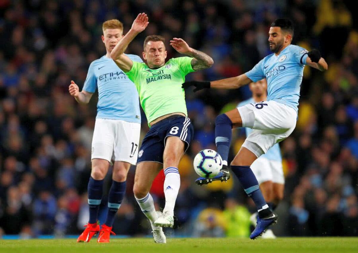 MANCHESTER CITY - CARDIFF 2-0 // FOTO Formația lui Pep Guardiola revine pe primul loc în Premier League!