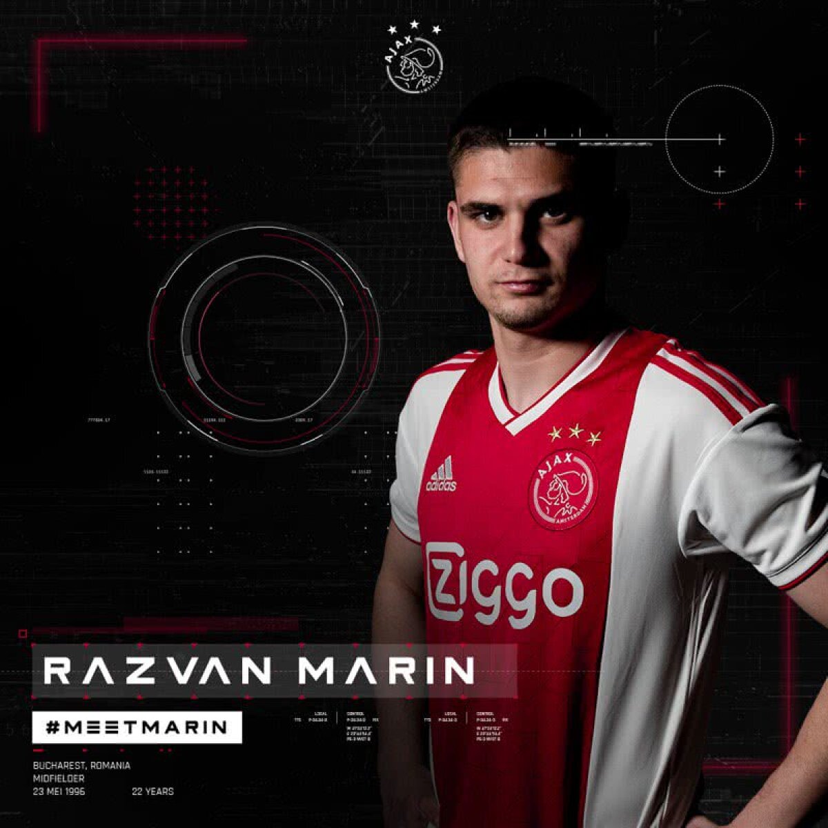 VIDEO + FOTO Răzvan Marin a fost prezentat OFICIAL la Ajax Amsterdam! Olandezii au dezvăluit și detaliile transferului