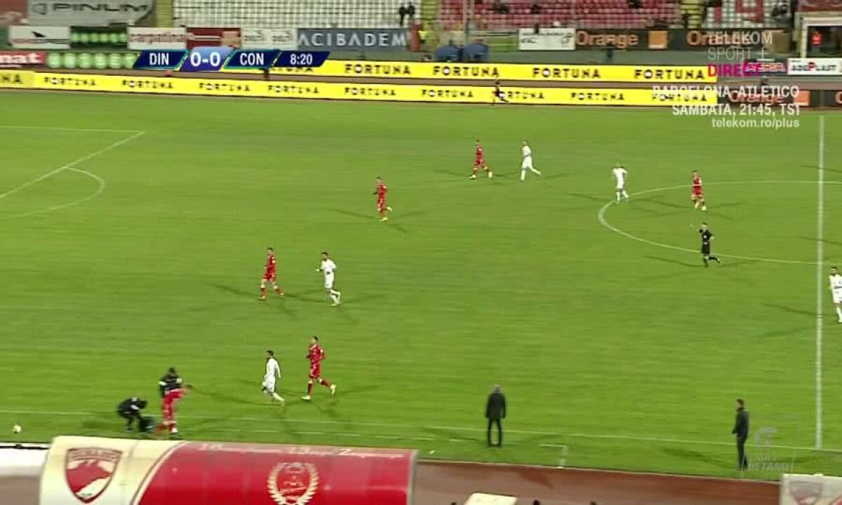 DINAMO - CHIAJNA // FOTO Veste proastă pentru Rednic: Dinamo l-a pierdut pe Klimavicius după doar 12 minute!