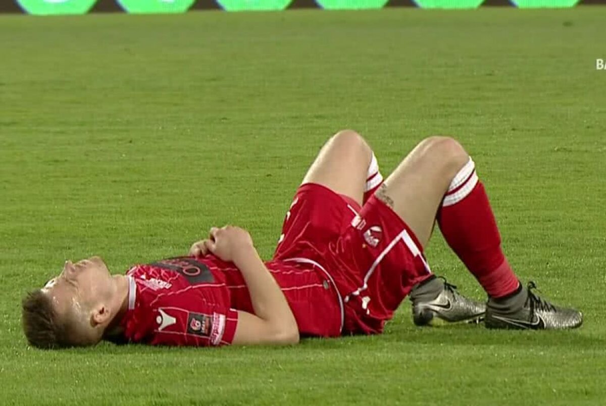 DINAMO - CHIAJNA // FOTO Veste proastă pentru Rednic: Dinamo l-a pierdut pe Klimavicius după doar 12 minute!