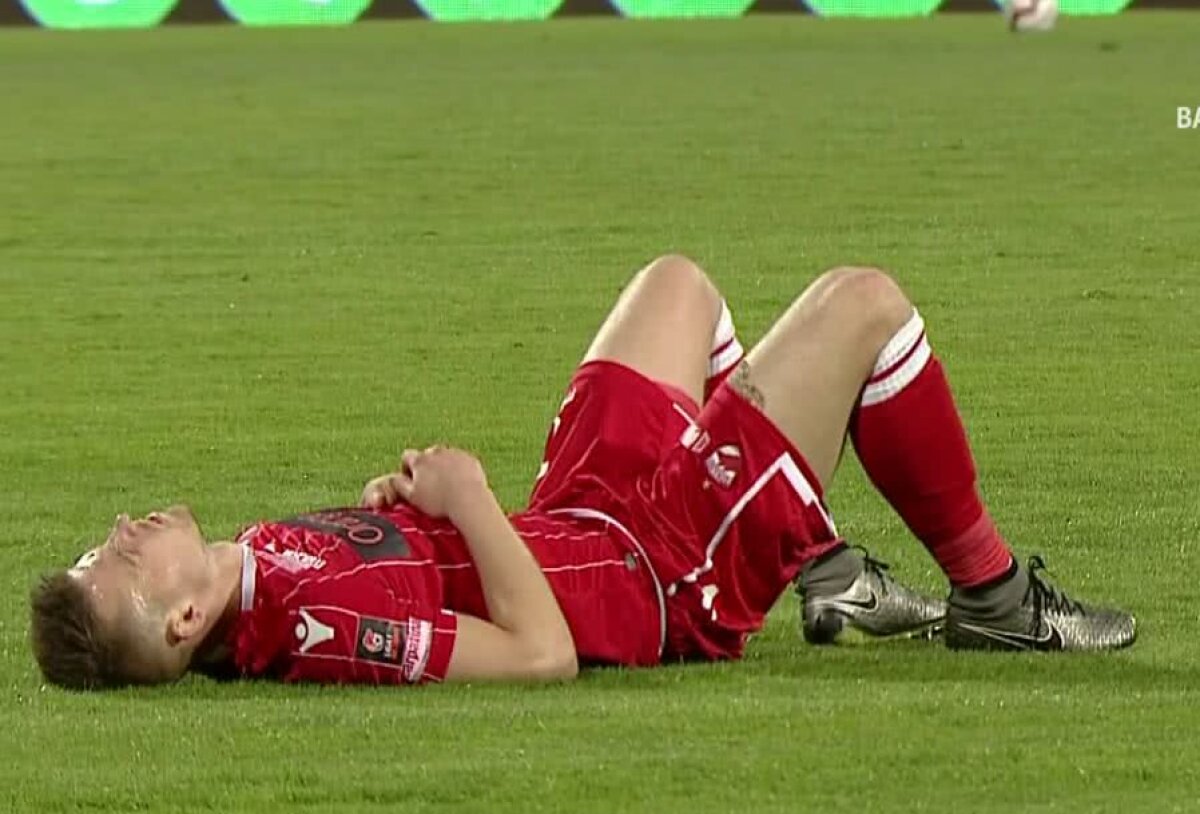 DINAMO - CHIAJNA // FOTO Veste proastă pentru Rednic: Dinamo l-a pierdut pe Klimavicius după doar 12 minute!